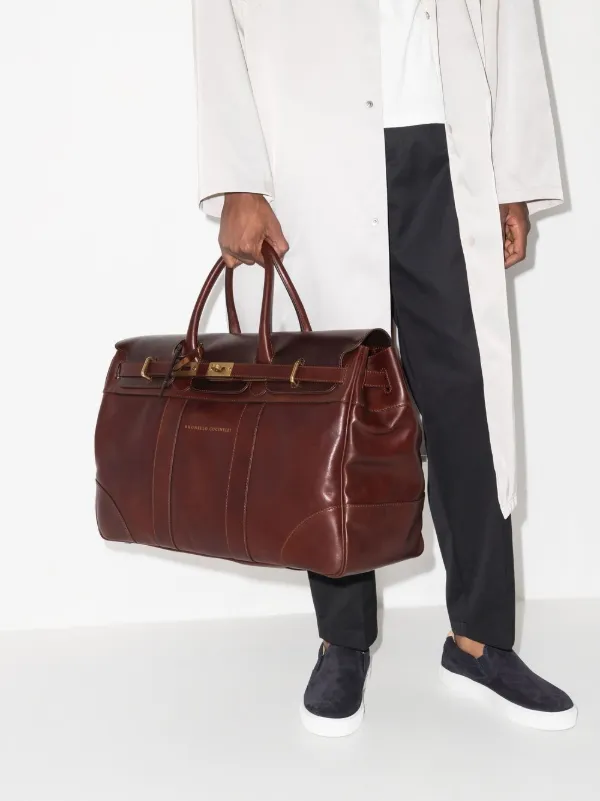 Leather holdalls online