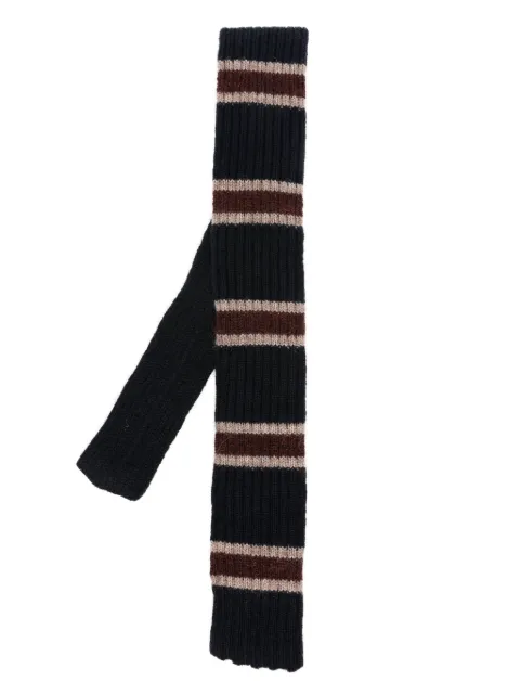 Brunello Cucinelli stripe-pattern knitted tie