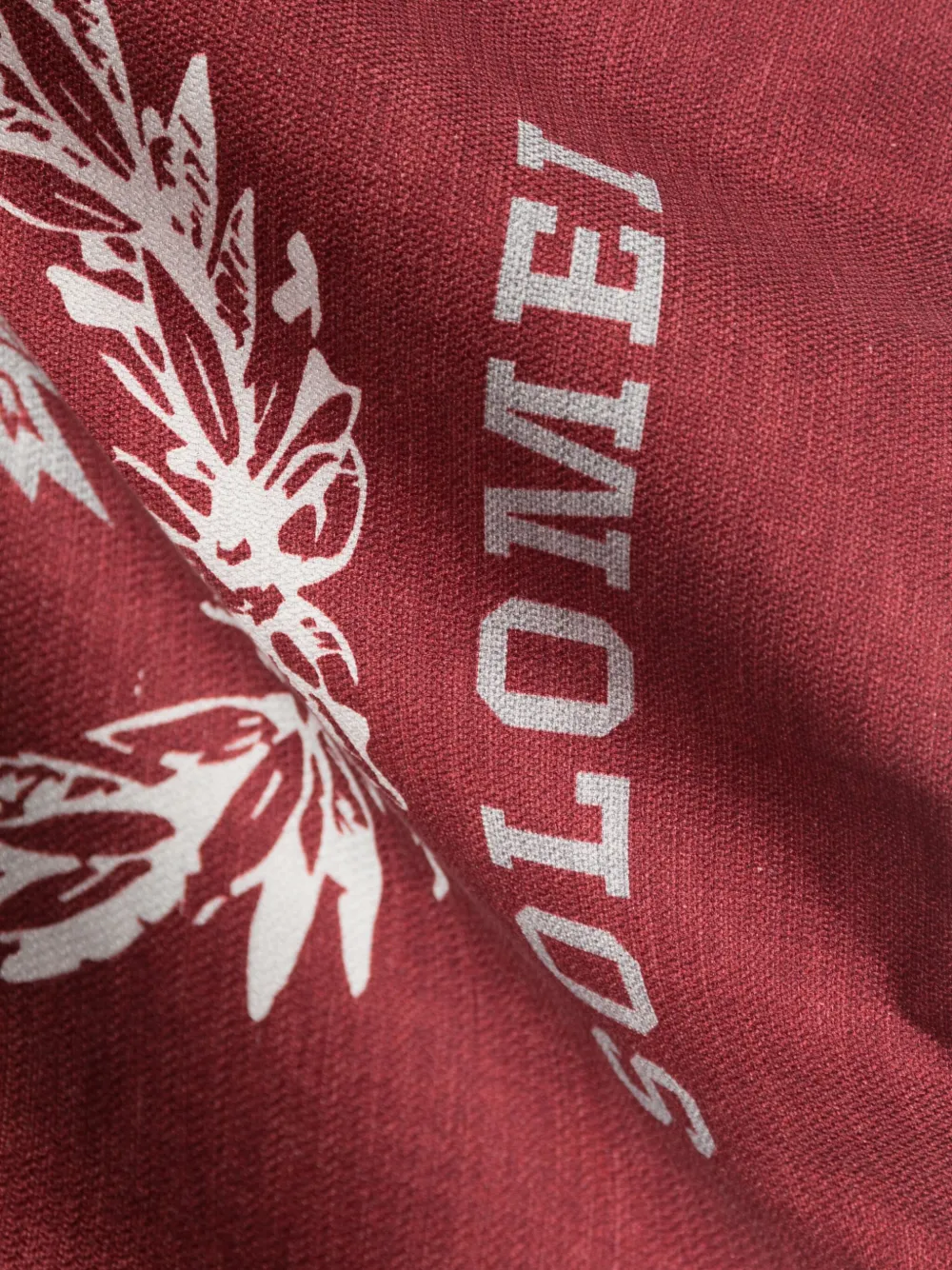 Brunello Cucinelli Logo-print Silk Scarf In Red