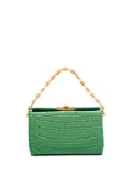 Valentino Garavani Rockstud beaded leather bag - Green