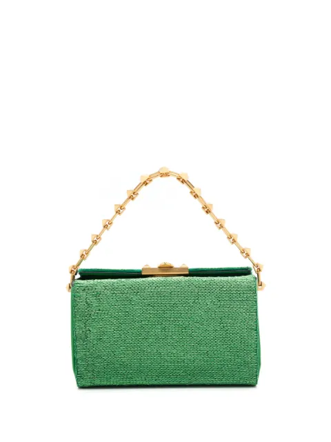 Valentino Garavani Rockstud beaded leather bag