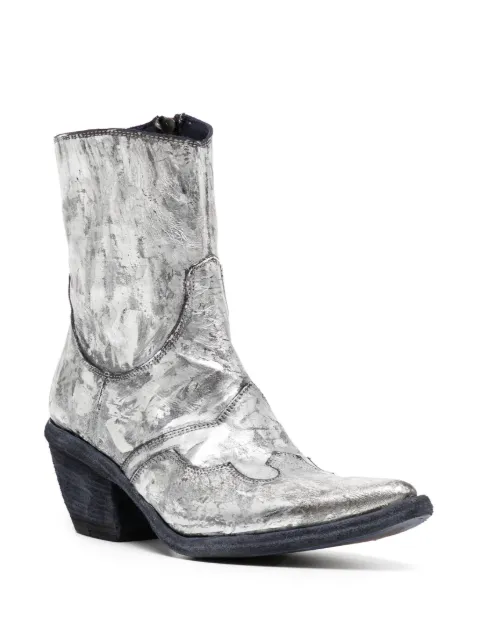 Madison.Maison laminated leather ankle boots 3857 - 1