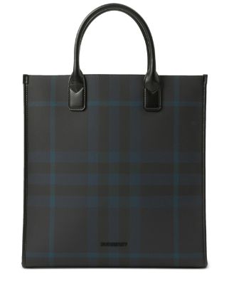 Burberry Denny Leather Tote Bag | Black | FARFETCH IE