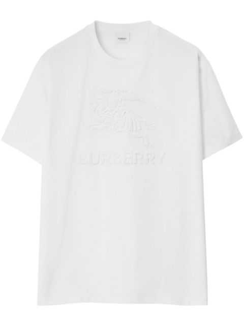 Burberry jacquard logo-embossed cotton T-shirt Men