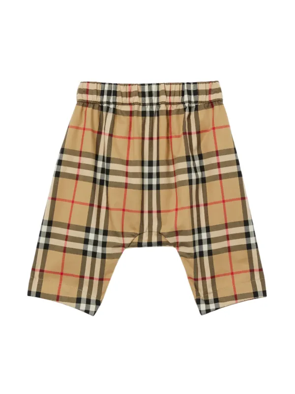 Burberry Kids チェック パンツセット - Farfetch