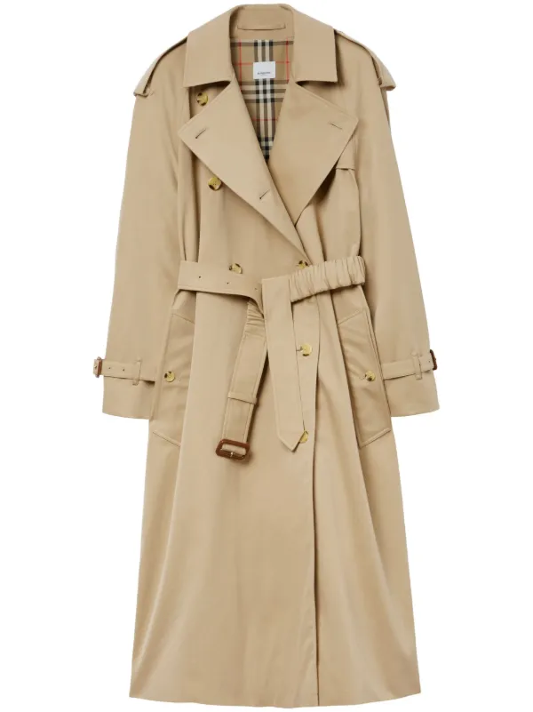 Burberry Oversized Belted Trench Coat - Farfetch