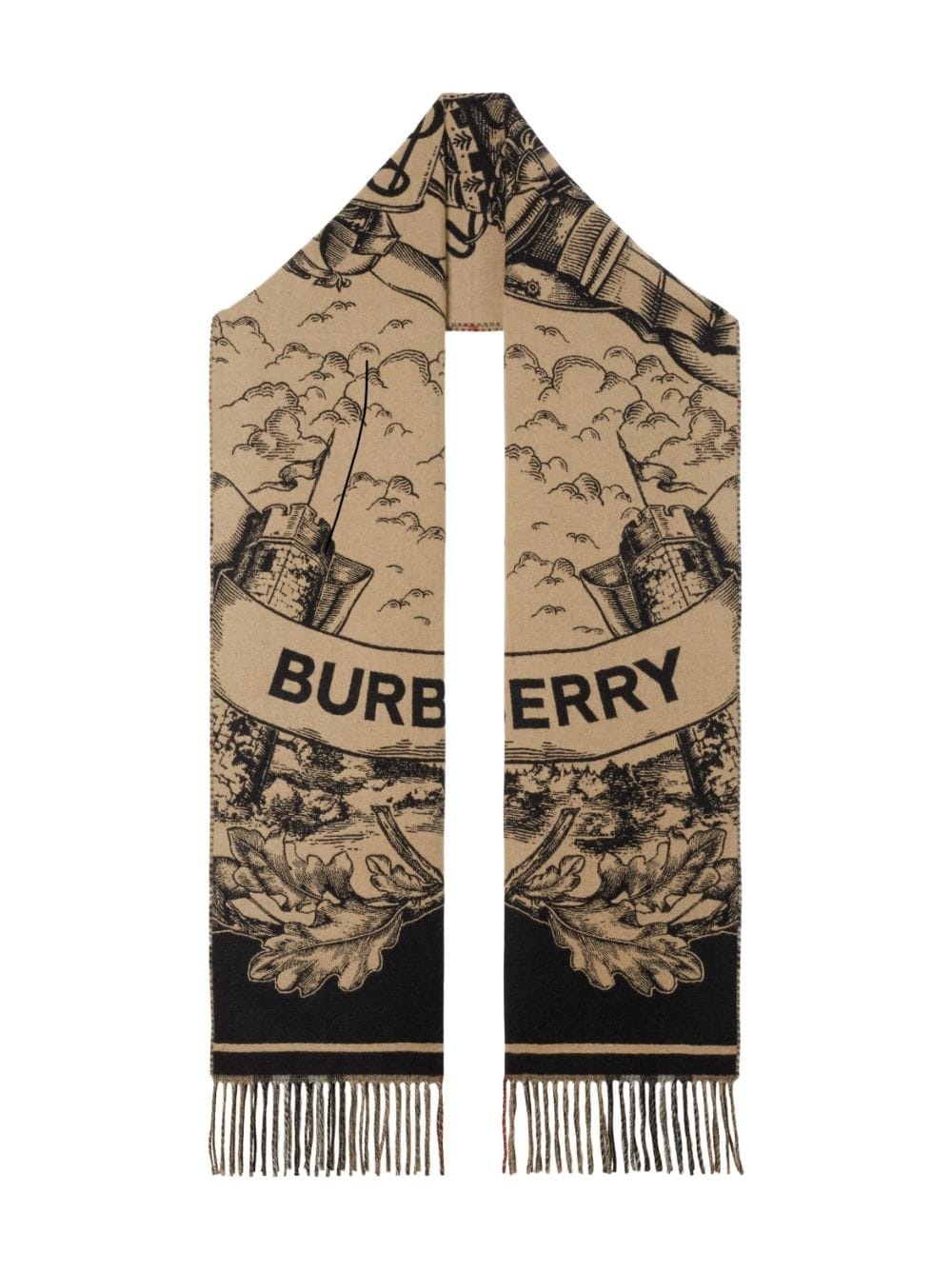 Burberry Omkeerbare sjaal - Beige