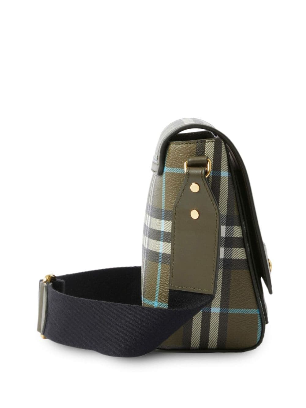 Burberry Check-printed Foldover-top Shoulder Bag