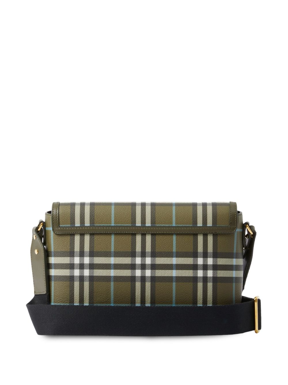 Burberry Check-printed Foldover-top Shoulder Bag