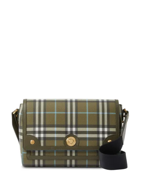 Burberry Note check-print bag