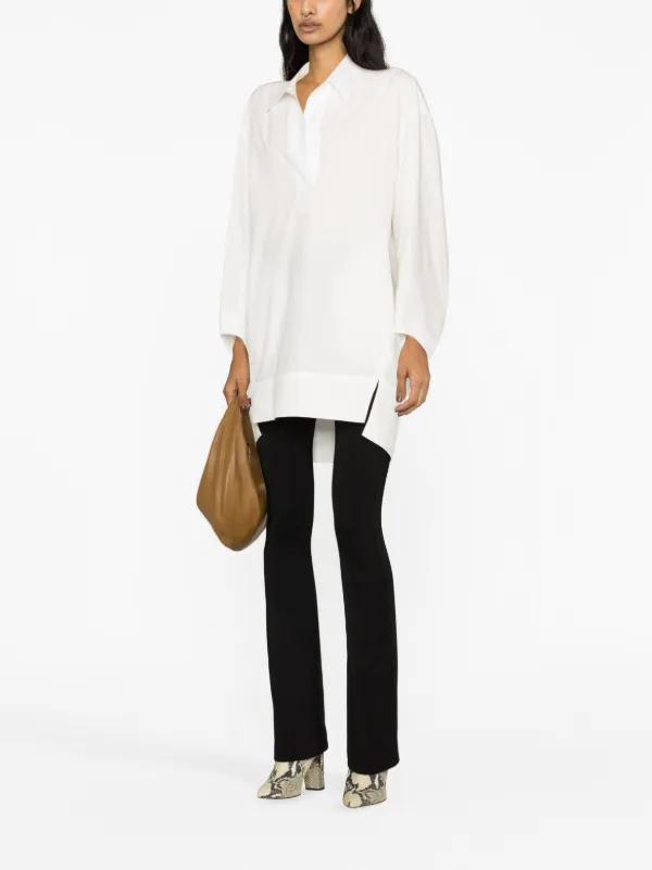 KHAITE Kal Cotton Dress | White | FARFETCH NO