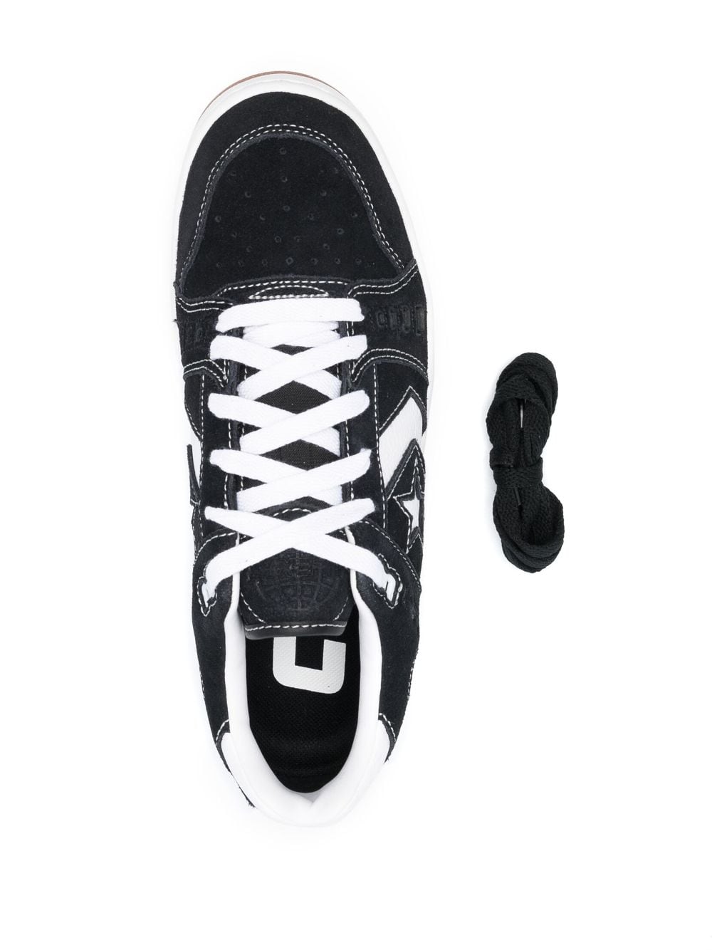 Shop Converse Cons As-1 Pro Logo-patch Sneakers In Black