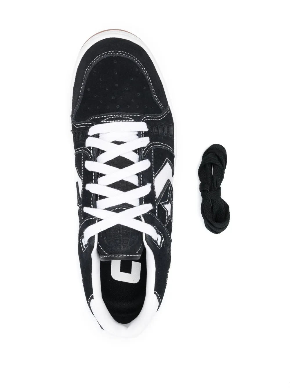 Converse Cons As-1 Pro Logo-patch Sneakers In Black