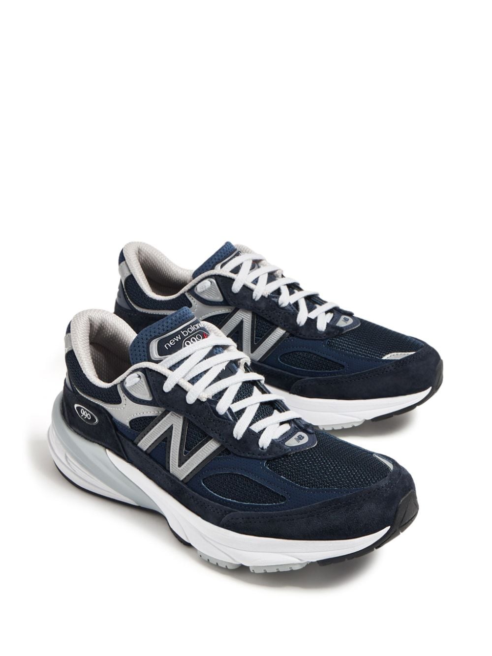 Shop New Balance 990v6 Low-top Sneakers In Blue