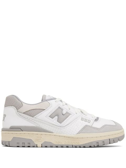 New Balance 550 logo-embossed leather sneakers 