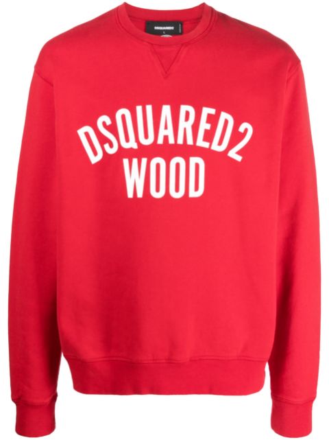 DSQUARED2 logo-print cotton sweatshirt Men