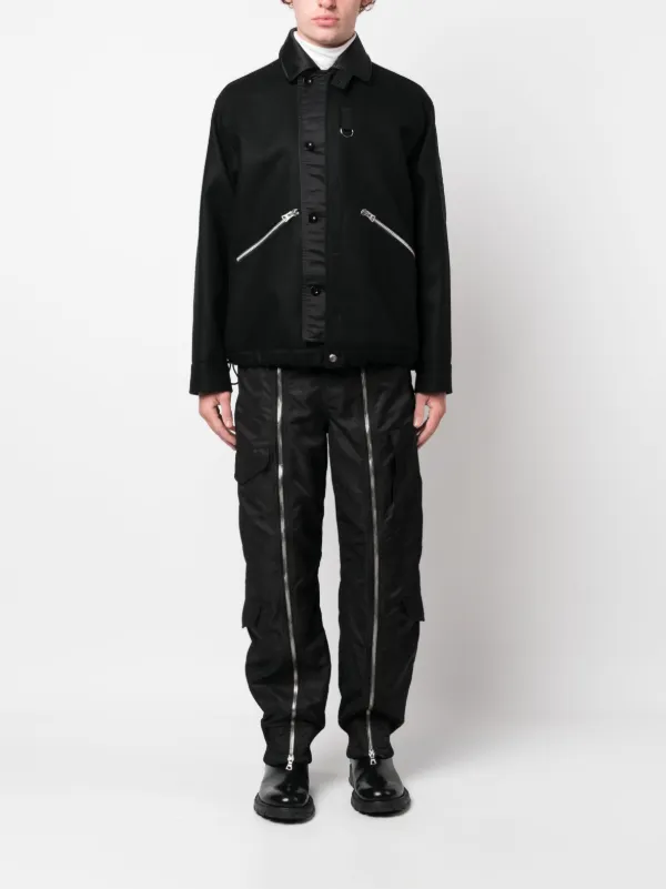 Sacai Wool Melton Blouson Jacket - Farfetch