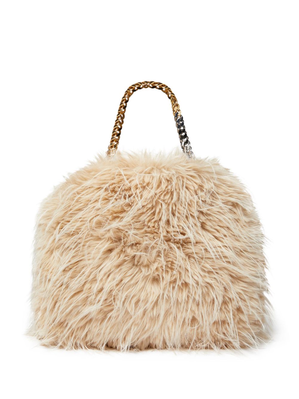 Stella McCartney Shopper met textuur - Beige