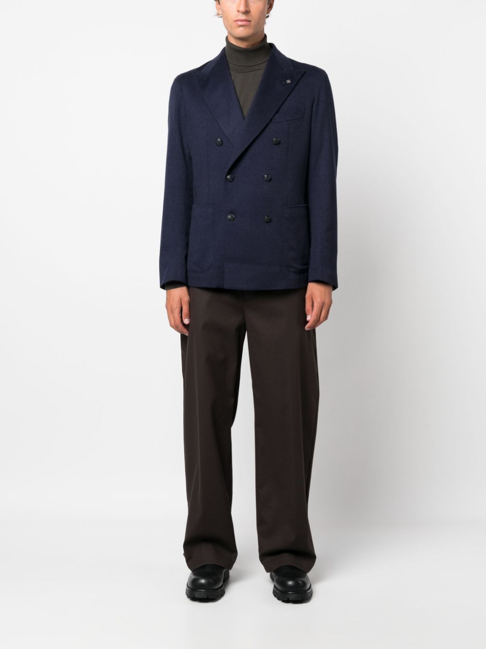 Tagliatore Blazer met dubbele rij knopen - Blauw