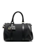 CHANEL Pre-Owned 1989-1991 logo charm two-way bag - Black