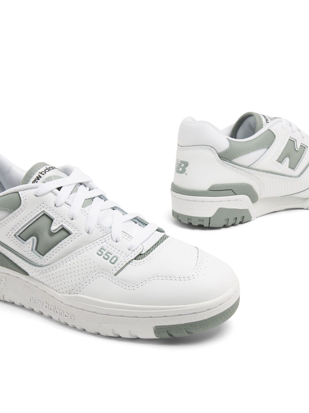 Shop New Balance 550 Low-top Sneakers In White