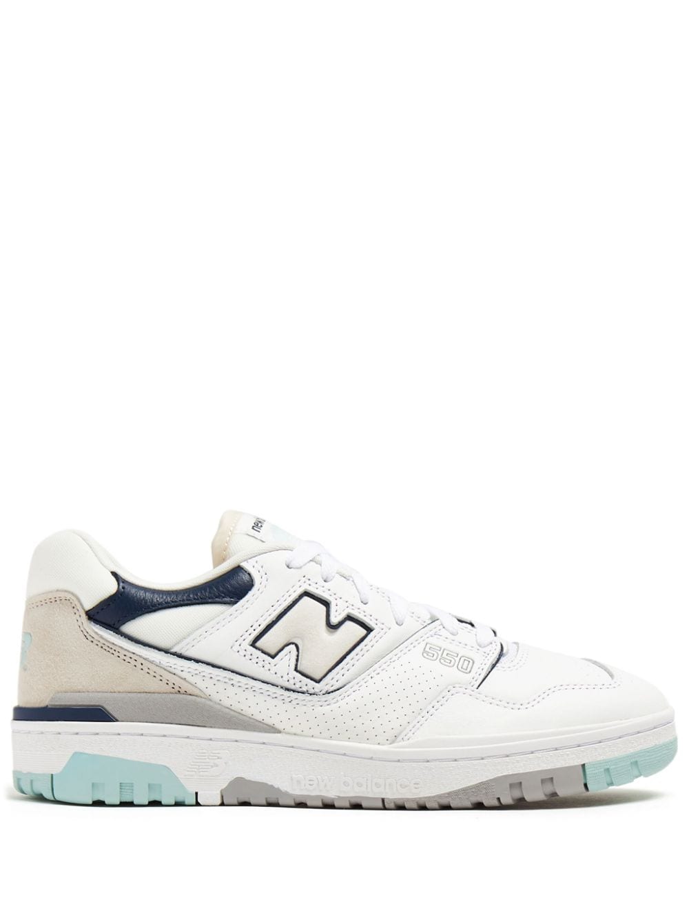 New Balance 550 Leather Sneakers In White