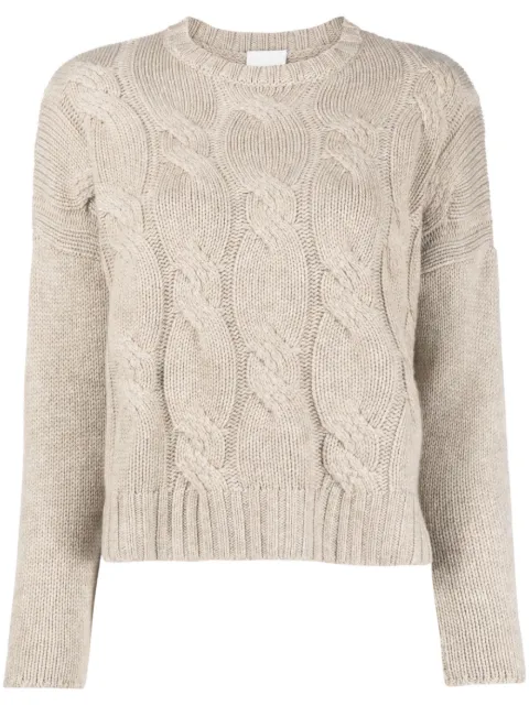 Allude cable-knit cashmere jumper