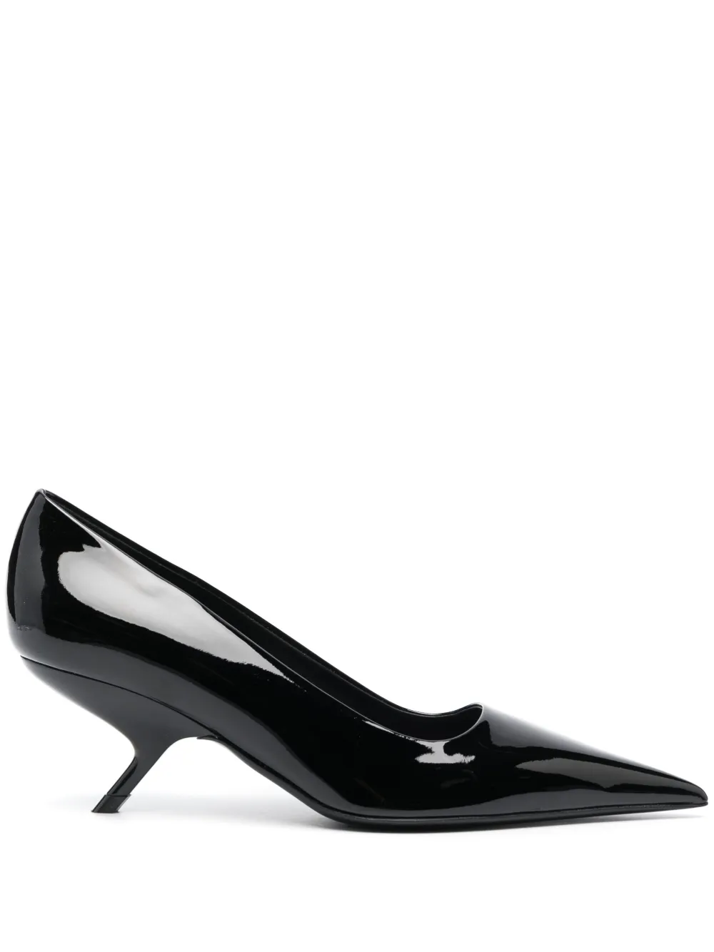 Ferragamo Woman Pumps Black Size 6 Calfskin In Multi