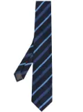 Brunello Cucinelli Regimental striped silk tie - Blue