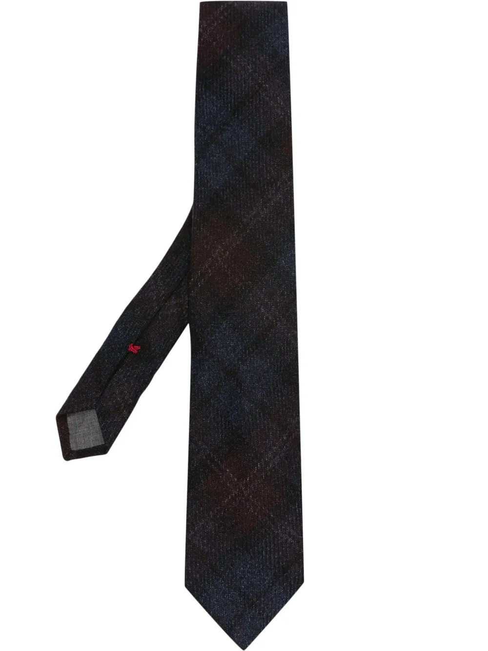 Brunello Cucinelli Men's Wool, Cashmere And Silk Tie In C612 Blue Brown