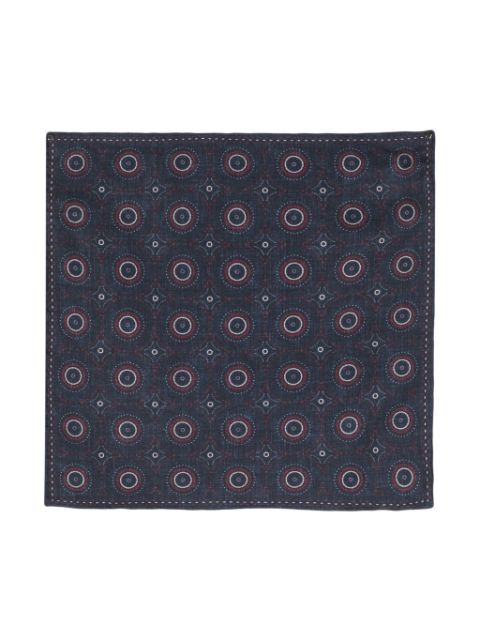 Brunello Cucinelli reversible silk pocket square Men