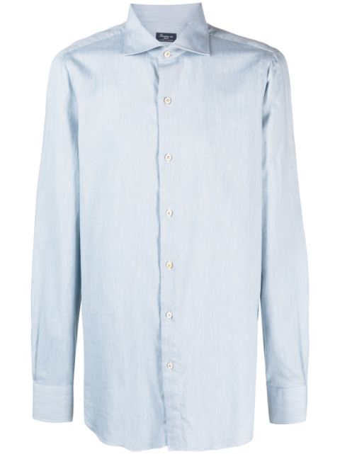 Finamore 1925 Napoli long-sleeve cotton shirt