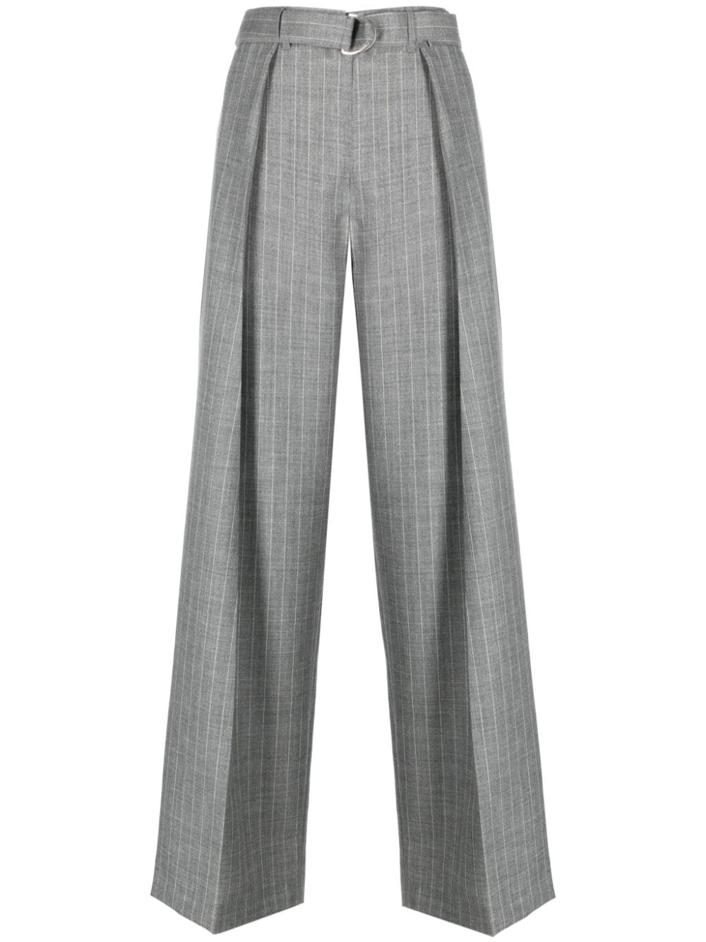 Image 1 of There Was One pinstripe-pattern wool trousers