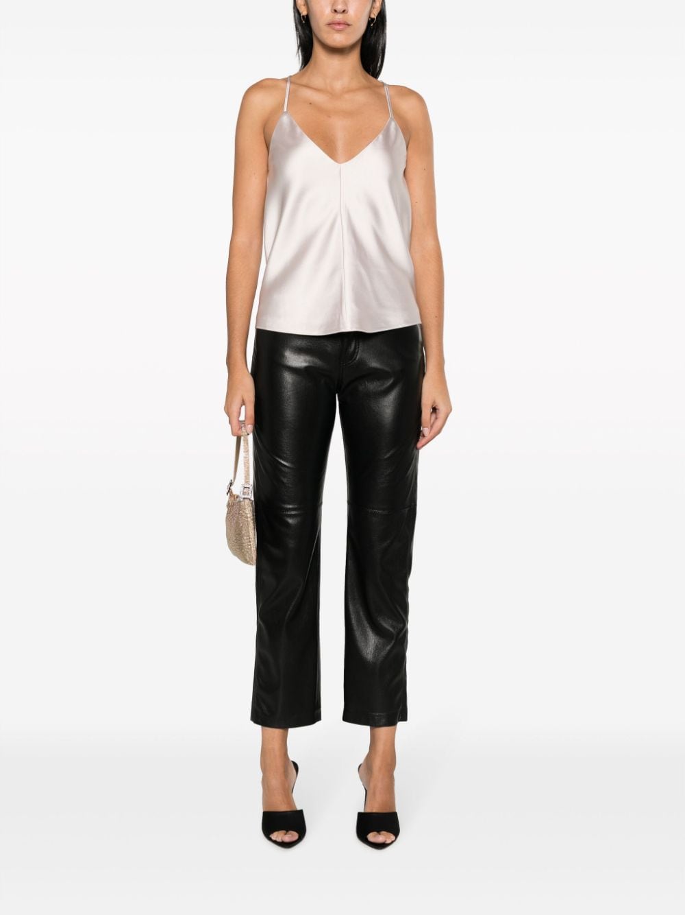 There Was One Satin Slip Top - Farfetch