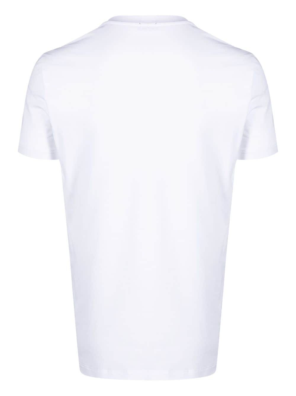 Shop Dsquared2 Logo-patch Cotton T-shirt In White