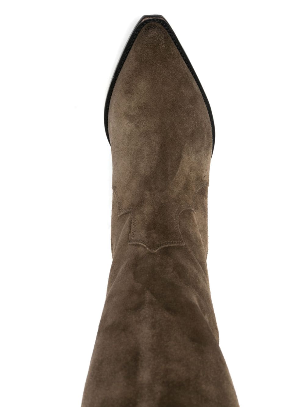 Shop Isabel Marant Denvee 50mm Knee-length Suede Boots In Green