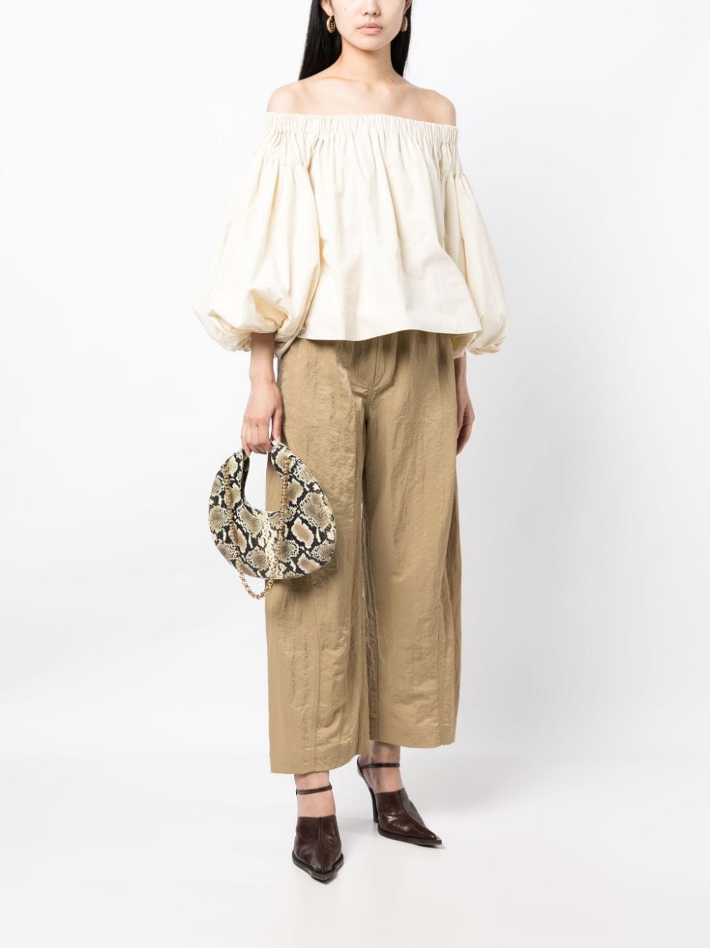 Rejina Pyo Carly cotton blouse - Wit