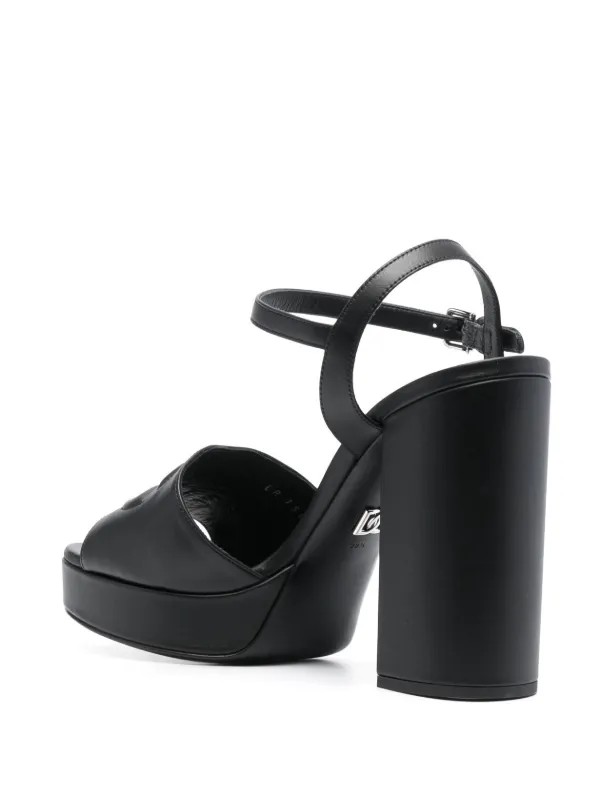 dolece&gabbana レザーサンダル Dolce & Gabbana レザーサンダル | ブラック | FARFETCH JP