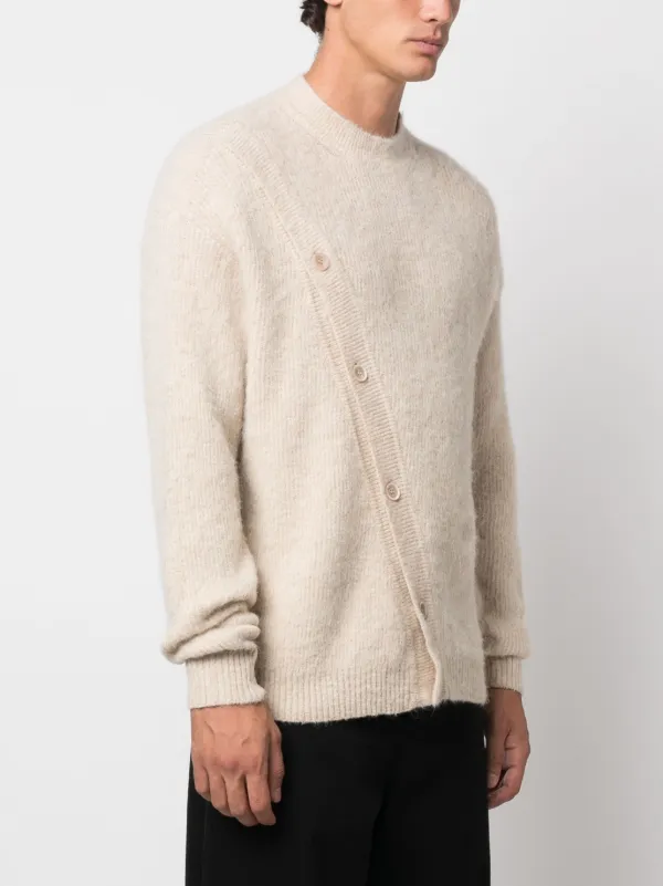 Jacquemus Le Pau Asymmetric Cardigan Farfetch