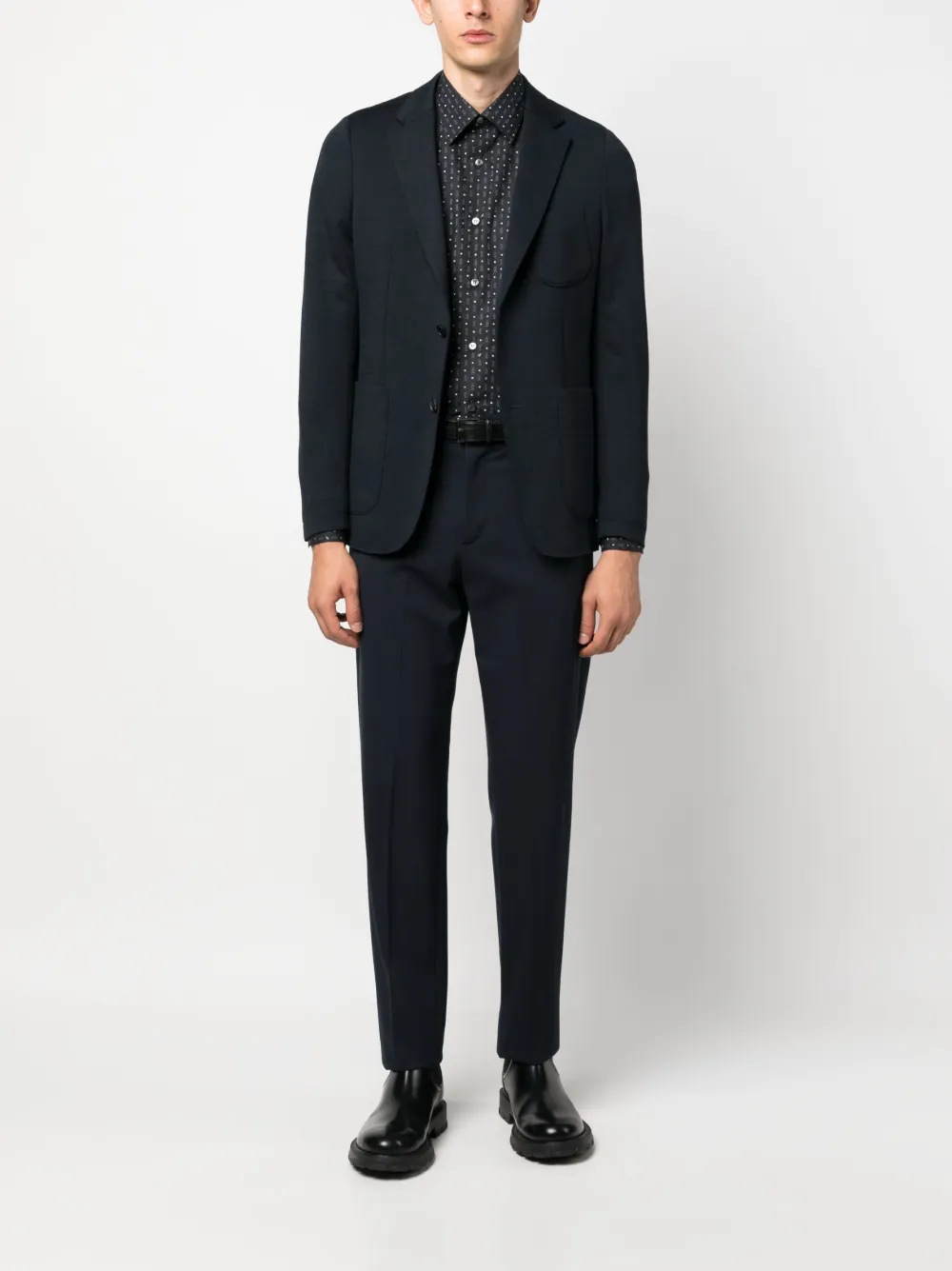Brioni Overhemd met stippen - Zwart