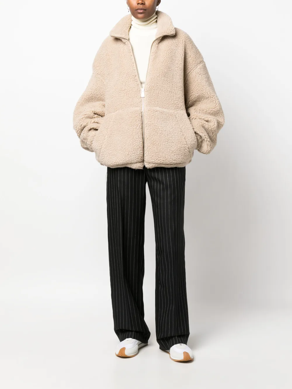 There Was One Fleece jack - Beige
