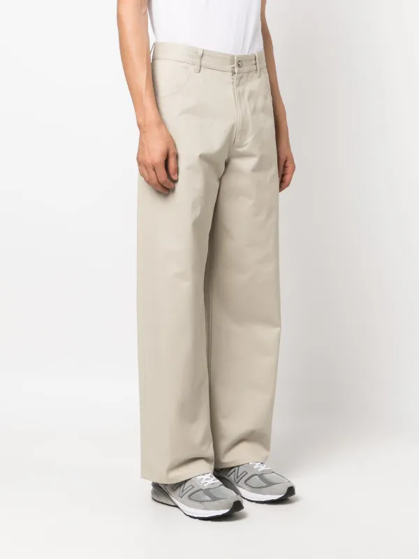 There Was One wide leg Gabardine Trousers Farfetch