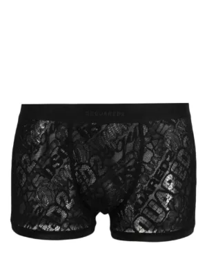 Boxer Sexy imprimé léopard pour homme, sous-vêtement classique