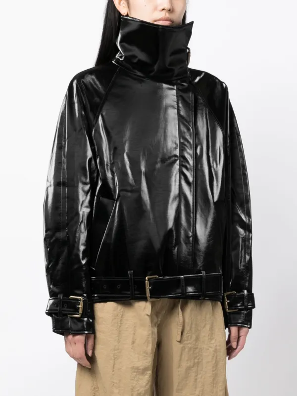 Rejina Pyo Juno faux-leather Jacket | Black | FARFETCH UK