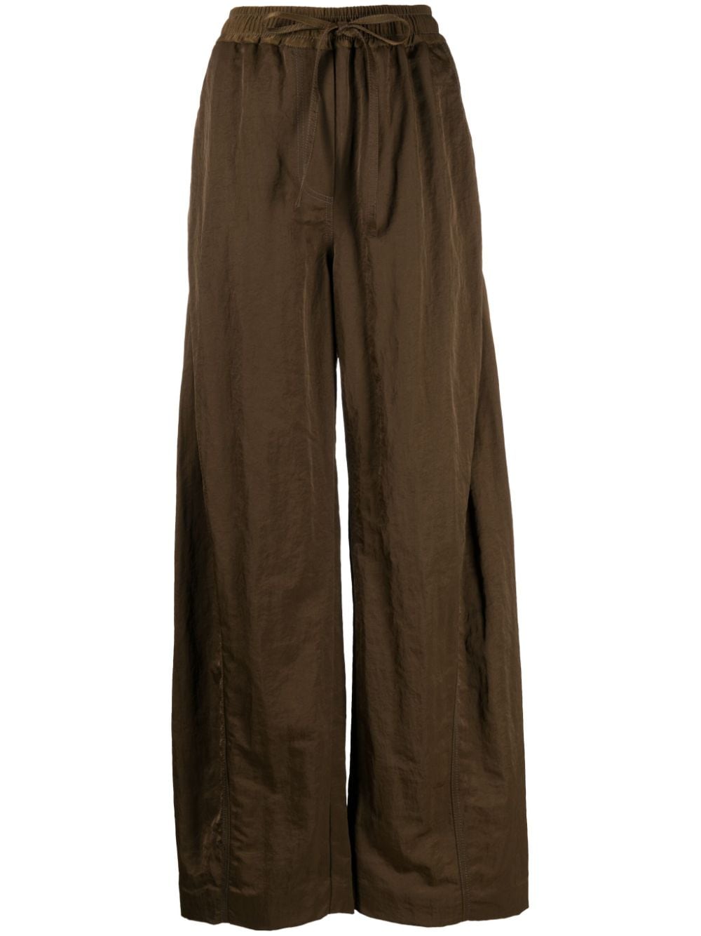Rejina Pyo Una Wide-leg Trousers In Brown