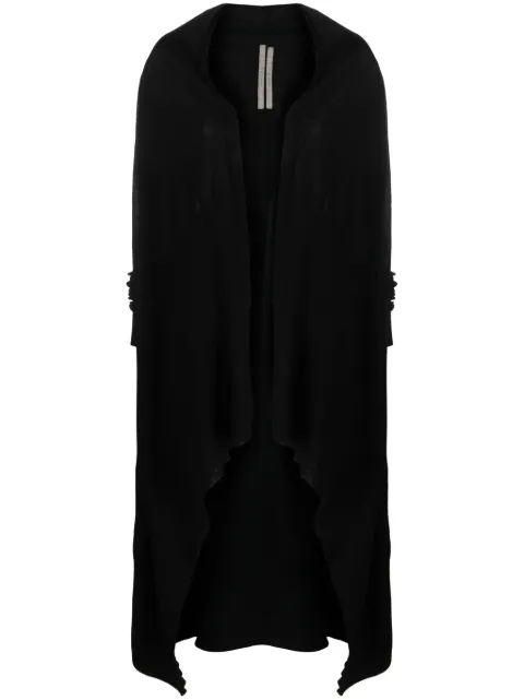 Rick Owens open-front long cardi-coat