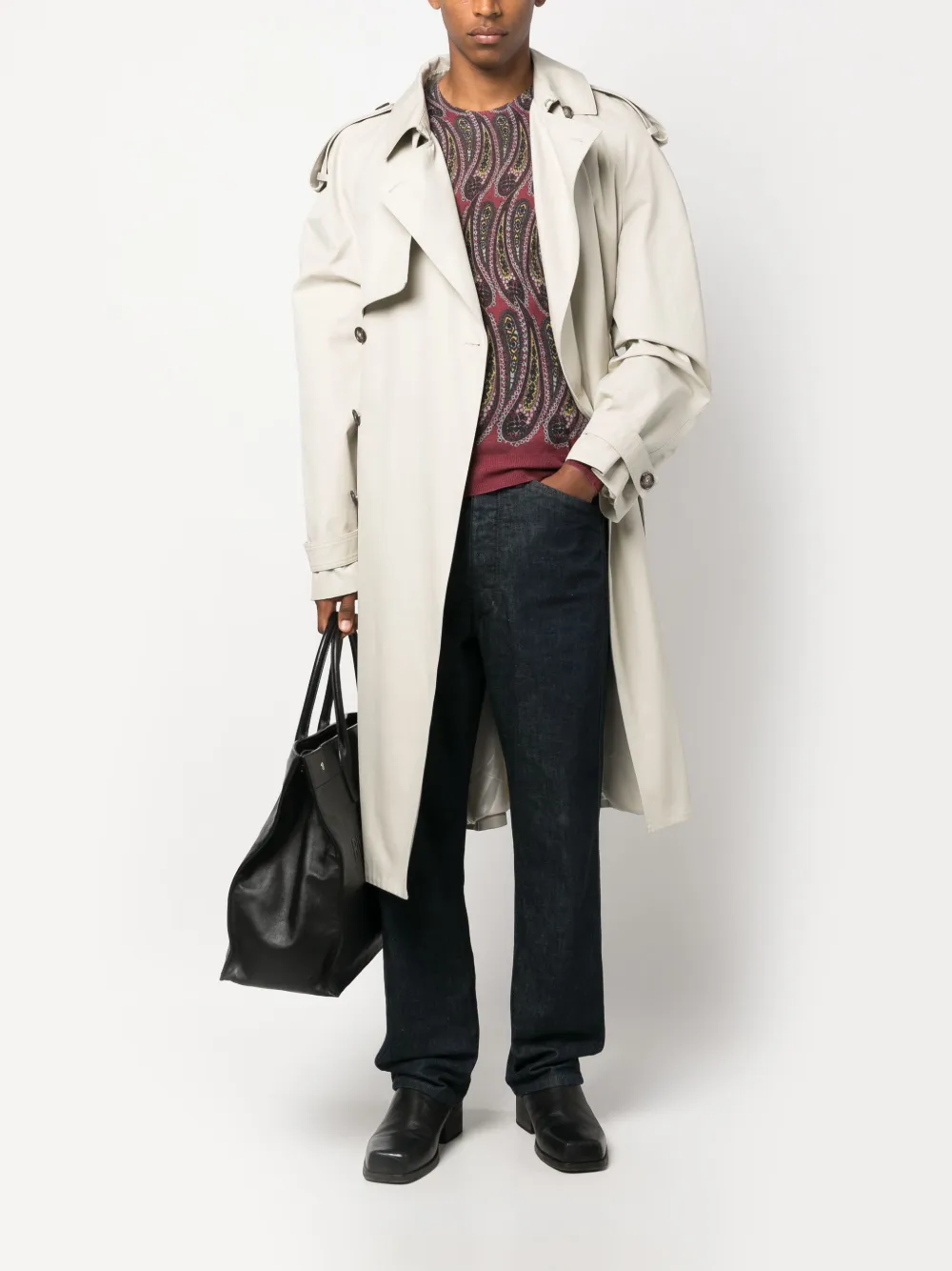 ETRO Intarsia trui - Rood