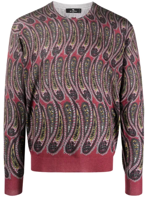 ETRO suéter tejido en intarsia
