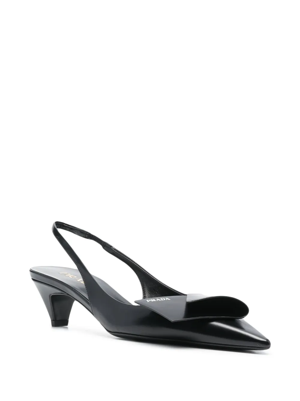 Prada Leren pumps - Zwart