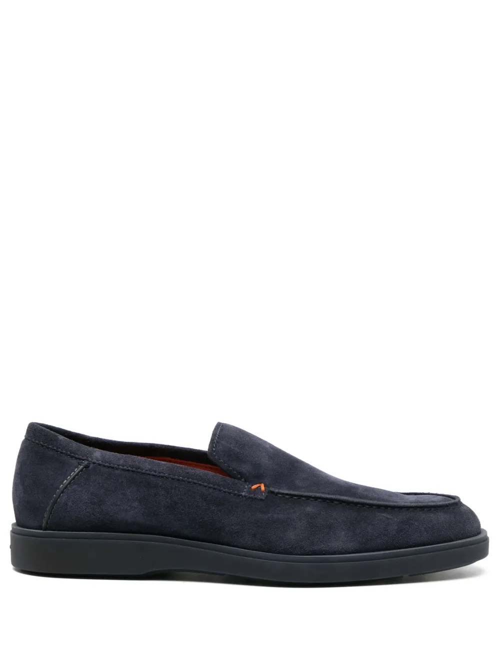 Image 1 of Santoni suede round-toe loafers